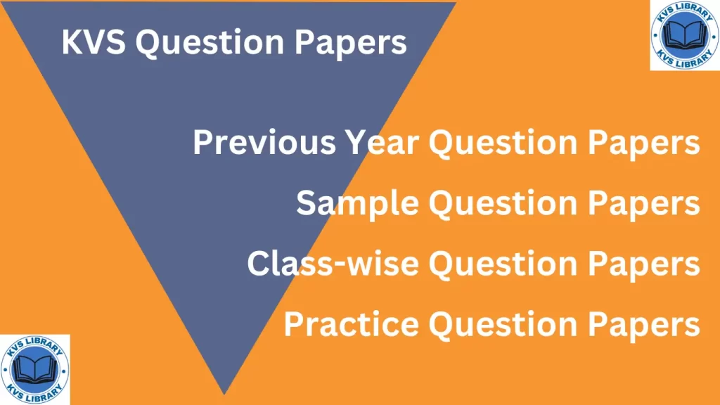 KVS question Paper