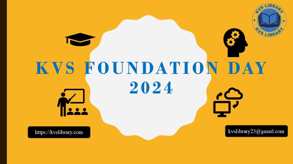 kvs foundation day 2024